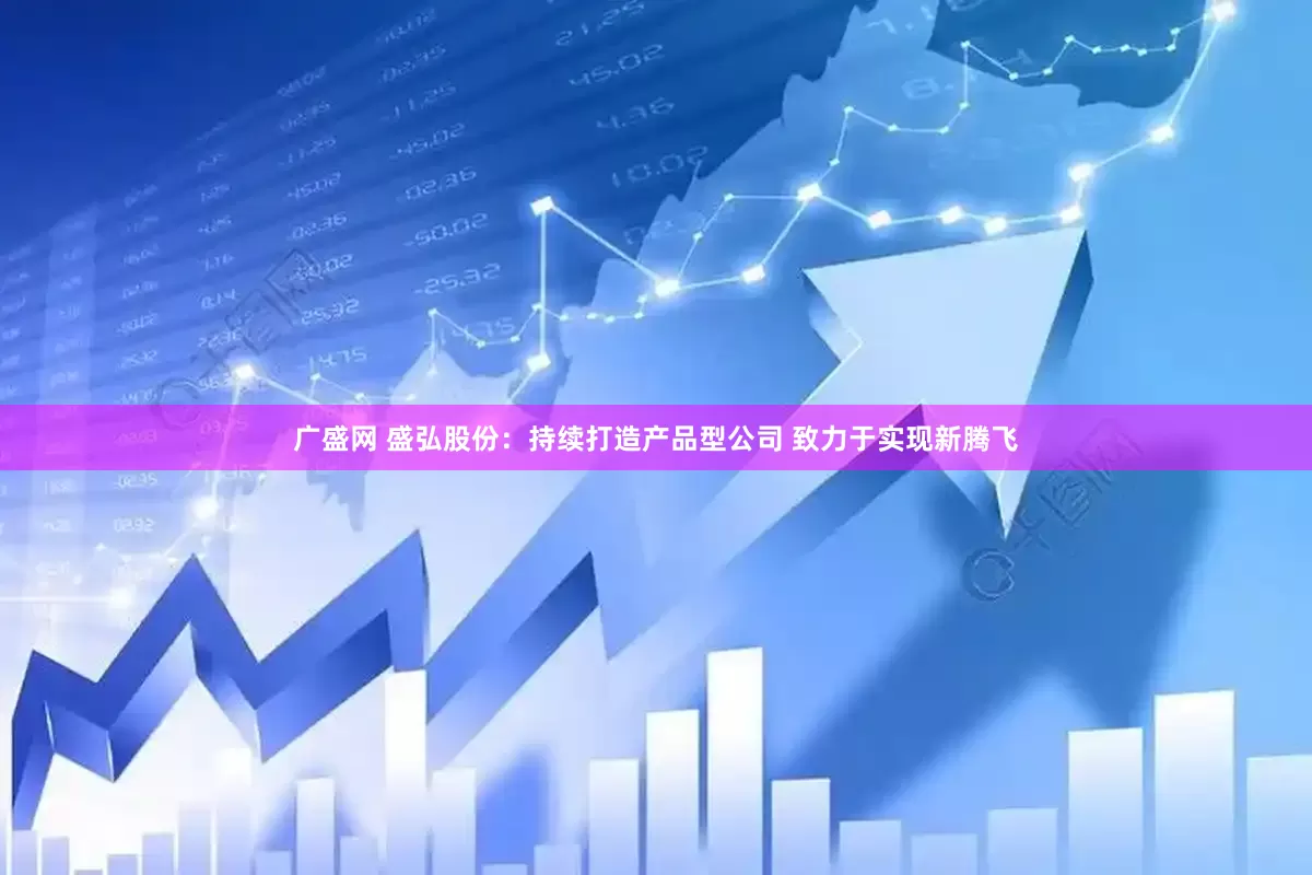 广盛网 盛弘股份：持续打造产品型公司 致力于实现新腾飞