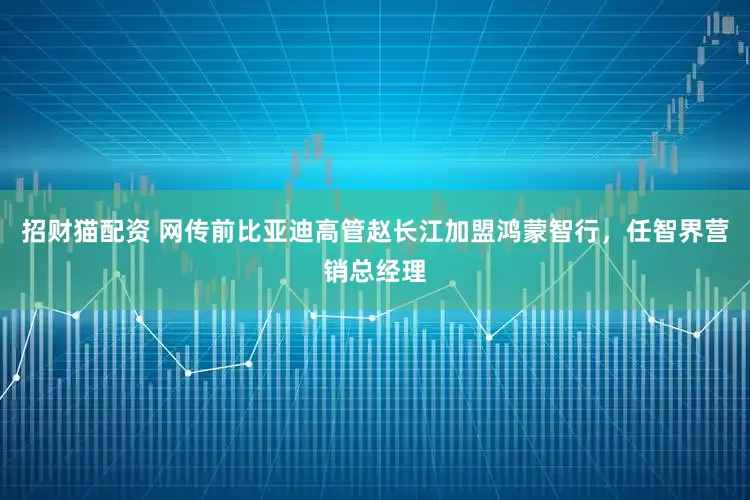 招财猫配资 网传前比亚迪高管赵长江加盟鸿蒙智行，任智界营销总经理